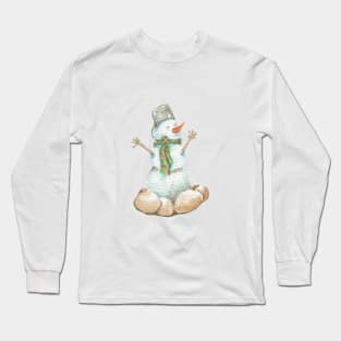 snowman Long Sleeve T-Shirt